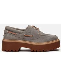 Timberland - Stone Street Platform Boat Shoe For - Lyst