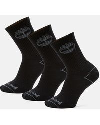 Timberland - All Gender 3 Pack Bowden Crew Socks - Lyst