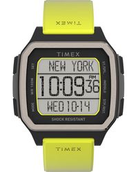 timex men's guard dgtl bold combo resin strap watch