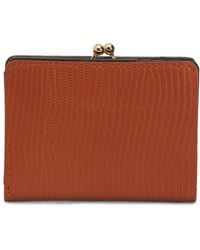 TJ Maxx - Leather Embossed Kiss Lock Wallet, Leather - Lyst