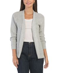 TJ Maxx - Fleck Waffle Stitch Cardigan, Polyester/Viscose - Lyst
