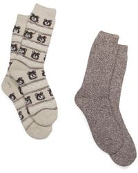 TJ Maxx - 2Pk Wool Blend Extended Crew Heat Keeper Socks For Nylon/Spandex/Polyester - Lyst