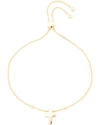 TJ Maxx - 14Kt Cross Charm Slider Bracelet For - Lyst