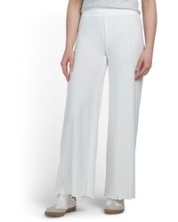 TJ Maxx - Essentials Pointelle Smocked Waist Pants For Polyester - Lyst