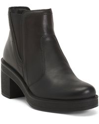 TJ Maxx - Leather Heeled Chelsea Booties For - Lyst