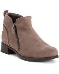 TJ Maxx - Suede Neko Zip Comfort Booties For - Lyst