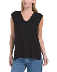 TJ Maxx - V-Neck Tunic Sweater, Nylon/Rayon - Lyst