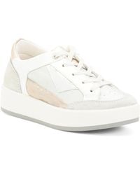 TJ Maxx - Leather Laced Up Sneakers For Leather/Suede - Lyst