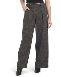 TJ Maxx - Waist Tab Pleated Wide Leg Trousers For Spandex/Polyester/Rayon - Lyst