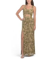 TJ Maxx - Mirabella Printed Gown For Spandex/Polyester - Lyst