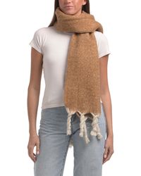 TJ Maxx - Two Tone Chunky Tassel Scarf For Acrylic - Lyst