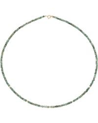 TJ Maxx - 14Kt Emerald Cube Beaded Necklace - Lyst
