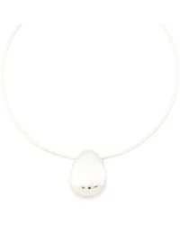 TJ Maxx - Tone Dome Pendant Wire Necklace - Lyst