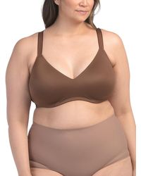 TJ Maxx - Smooth And Sleek Wirefree Bra For Nylon/Spandex - Lyst