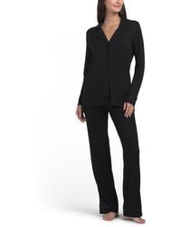 TJ Maxx - 2Pc Pima Cotton Blend Bella Top And Pants Pajama Set For Pima Cotton/Modal - Lyst