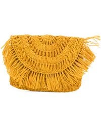 TJ Maxx - Mia Handwoven Straw And Raffia Pouch - Lyst
