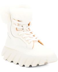 TJ Maxx - Leather Tura Foa Boots With Lined Cuffs For - Lyst