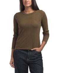 TJ Maxx - Comfy Knit Long Sleeve Crew Neck Top For Spandex/Polyester - Lyst