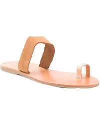TJ Maxx - Handmade Leather Amelia Toe Ring Sandals For - Lyst