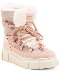 TJ Maxx Suede Madison Boots For in Natural | Lyst