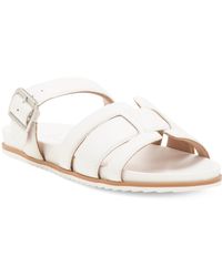 TJ Maxx - Leather Rosalie Flat Sandals For - Lyst