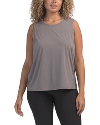 TJ Maxx - Jersey Tank With Reflective Accents For Nylon/Spandex - Lyst