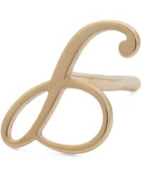 TJ Maxx - 14K/S Cursive Initial Single Stud Earring For - Lyst