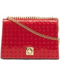 TJ Maxx - Patent Leather Chain Flap Over Crossbody For Leather - Lyst