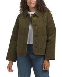 TJ Maxx - Quilted Button Down Jacket, Cotton/Polyester - Lyst
