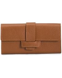 TJ Maxx - Leather Half Flap Tab Lining Wallet - Lyst