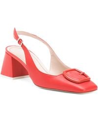 TJ Maxx - Leather Duchess Slingback Heels For - Lyst