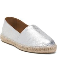 TJ Maxx - Leather Metallic Espadrilles For - Lyst