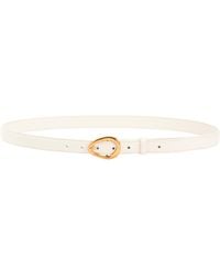 TJ Maxx - Leather Everyday Puffer Buckle Belt With Asymmetrical Buckle For Leather - Lyst