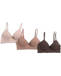 TJ Maxx - 3Pk Seamless Molded Bra For Nylon/Spandex - Lyst