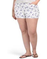 TJ Maxx - Plus Printed Shorts For Spandex/Cotton/Polyester - Lyst
