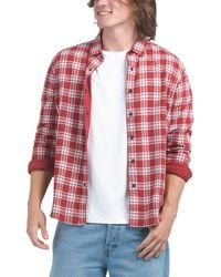 TJ Maxx - Long Sleeve Melbourne Reversible Plaid Sport Shirt For Cotton - Lyst