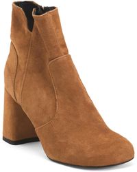 TJ Maxx - Suede Heeled Booties For Leather/Suede - Lyst