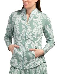 TJ Maxx - Yoga Jacket With Single Layer Peplum On Back For Spandex/Polyester - Lyst