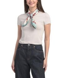 TJ Maxx - Reversible Satiny Scarf For Polyester - Lyst