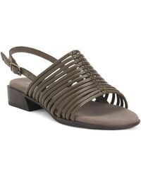 TJ Maxx - Leather Celia Comfort Sandals For - Lyst