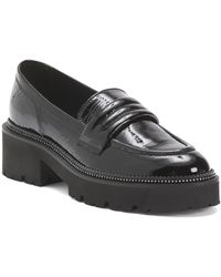 TJ Maxx - Patent Leather Penny Loafers With Chunky Sole For - Lyst