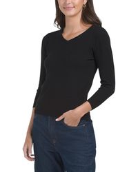 TJ Maxx - V-Neck Pullover Sweater, Nylon/Polyester/Rayon - Lyst