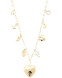 TJ Maxx - 14Kt Plated Multi Charm Necklace - Lyst