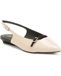 TJ Maxx - Patent Leather Emma Pointy Toe Slingback Flats For - Lyst