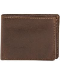 TJ Maxx - Buffalo Leather Voyager Gusseted Bifold Wallet For - Lyst