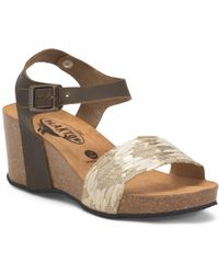 TJ Maxx - Leather Brissa Comfort Footbed Sandals For - Lyst