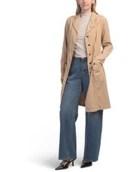 TJ Maxx - Cord Belted Trench Coat, Cotton - Lyst