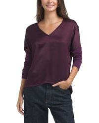 TJ Maxx - Bauer V-Neck Top For Modal/Viscose/Rayon - Lyst