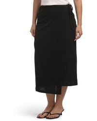 TJ Maxx - Wrap Maxi Skirt For Spandex/Cotton/Polyester - Lyst