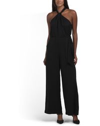 TJ Maxx - Luana Tie Front Halter Jumpsuit For Spandex/Polyester - Lyst